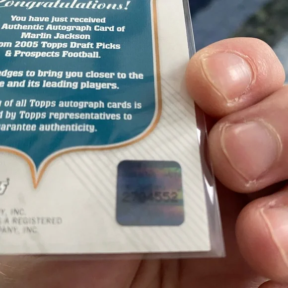 Topps Draft Picks Autographed Michigan Football Card. - Picture 6 of 6